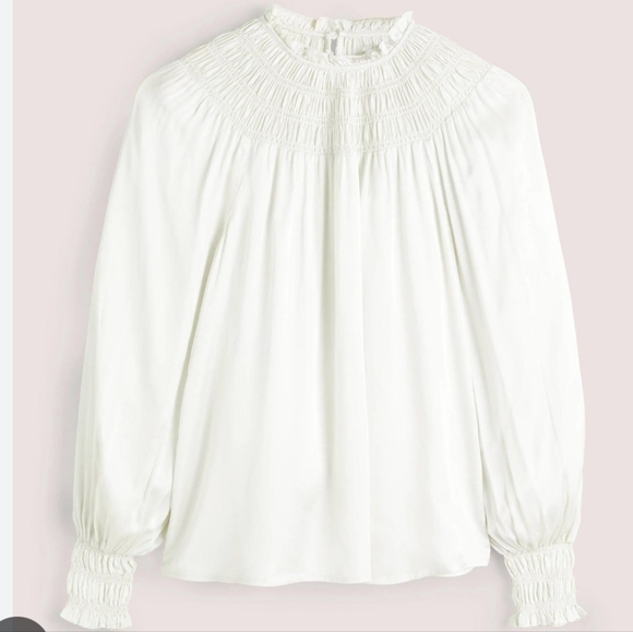 Boden Smocked Yoke Top - Picture 3 of 12